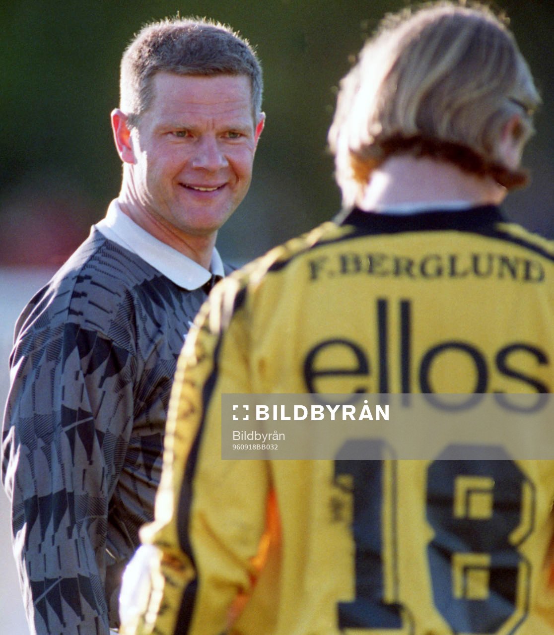 Domare Morgan Norman och elfsborgs Fredrik Berglund