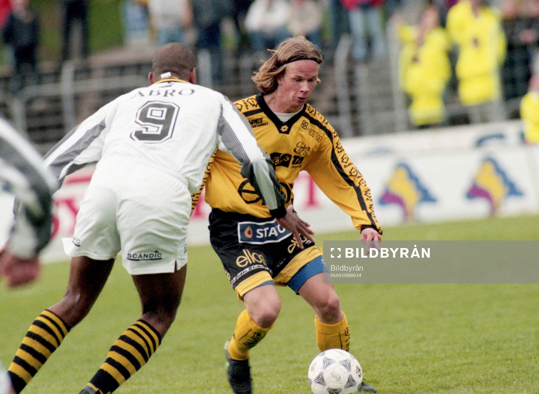 AIK:s Pascal Simpson och Elfsborgs Tobias Linderoth