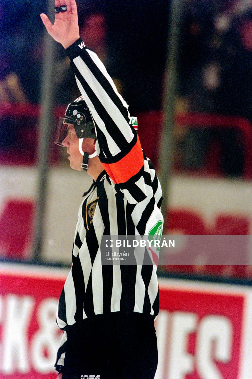 Roger Öberg, domare i matchen