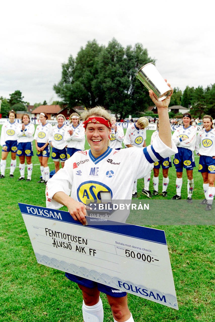 Fotboll, damer, Final, Folksam Cup, Älvsjö - Bälinge,