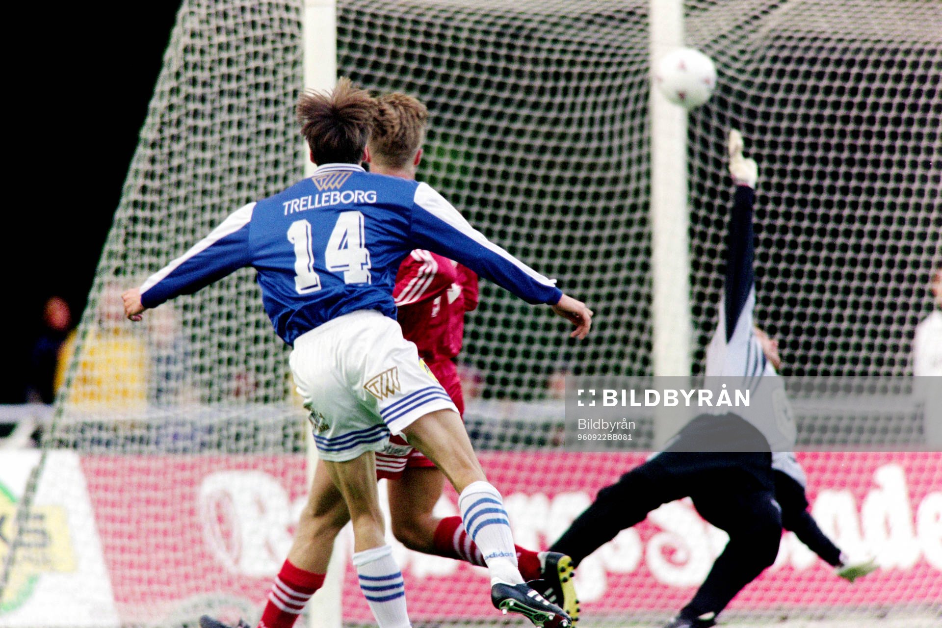Michael Hansson, Trelleborg gör 1-0
