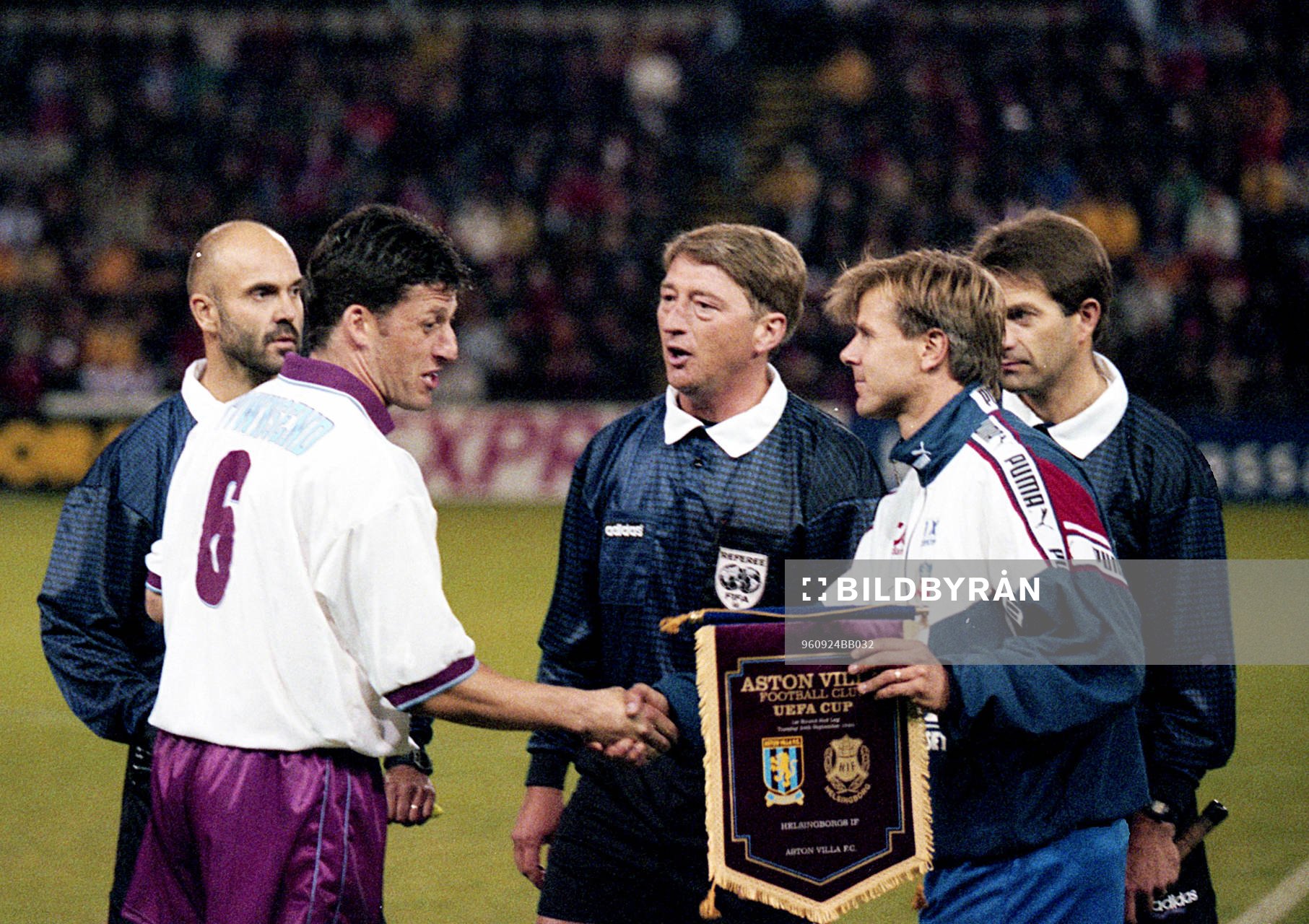 Roland Nilsson, Helsingborg hälsar på Villas lagkapten