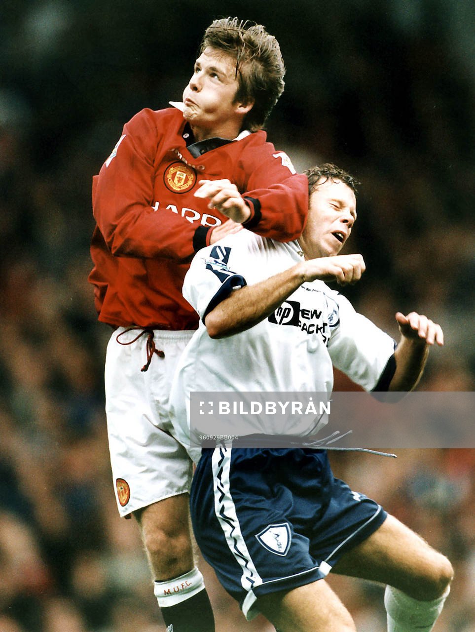 Manchester United - Tottenham: David Beckham ger David