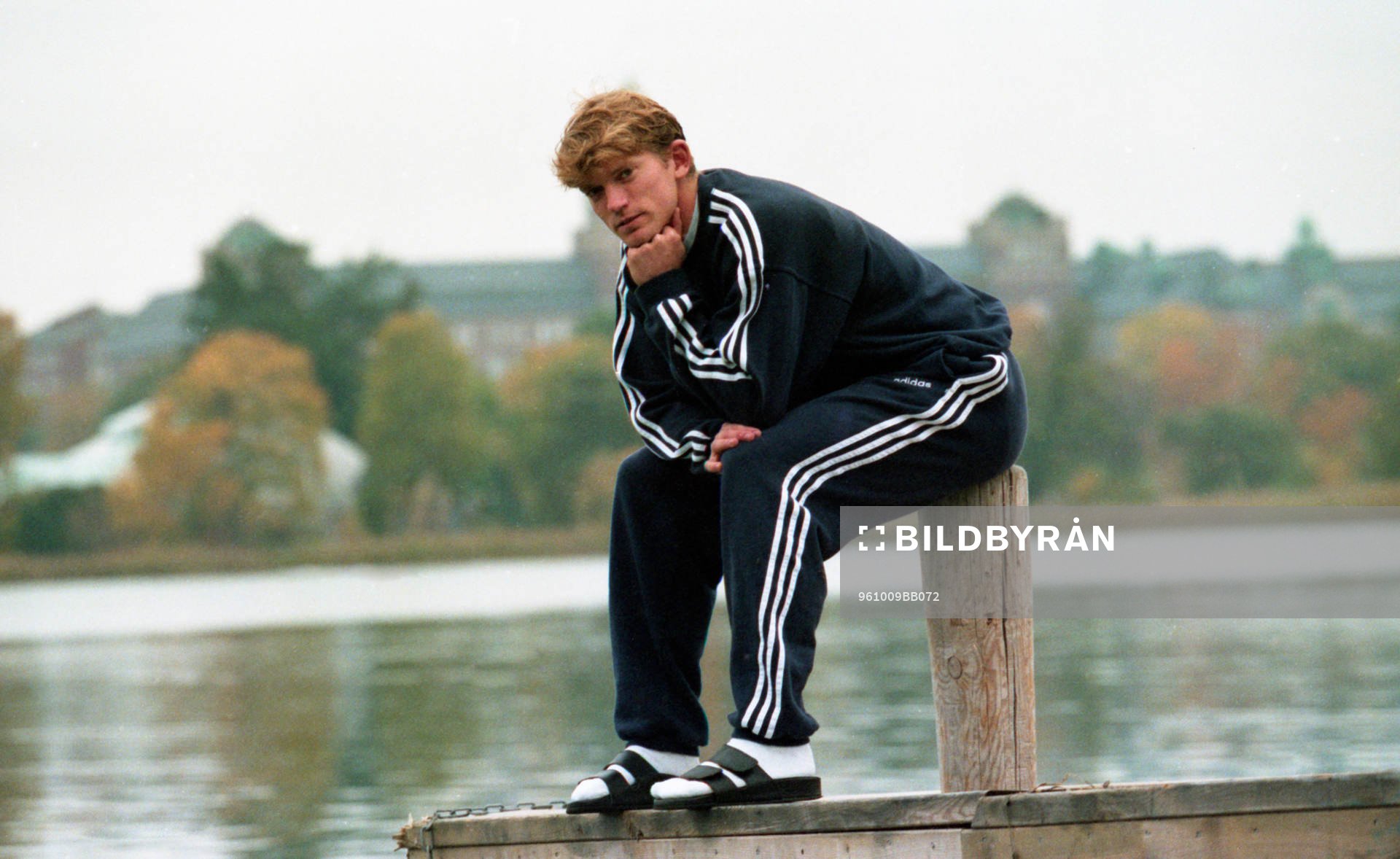 Jesper Blomqvist på bryggan