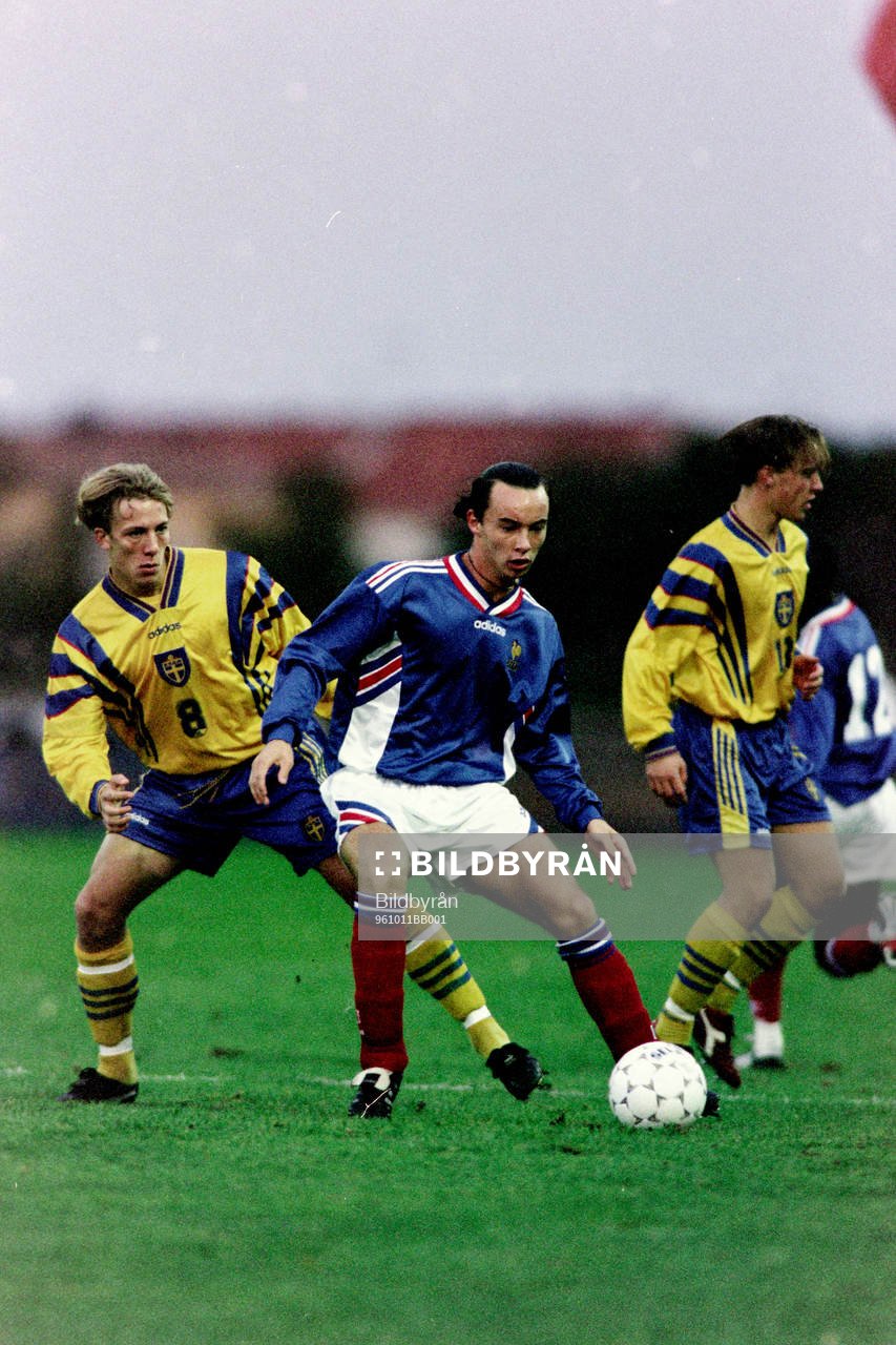 Erik Edman, Sverige i ryggen på en fransman