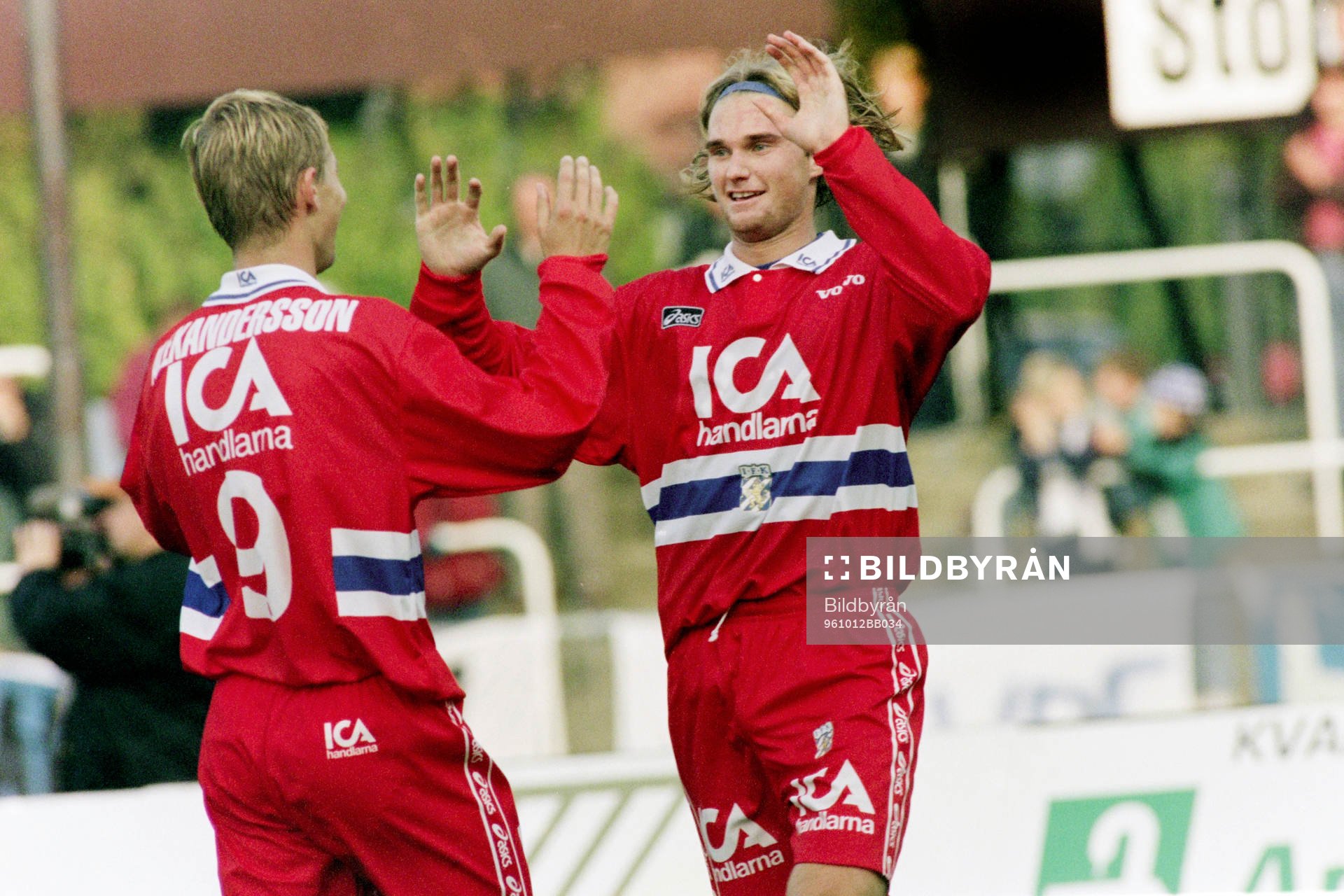 Niclas Alexandersson och Andreas Andersson, Göteborg jublar