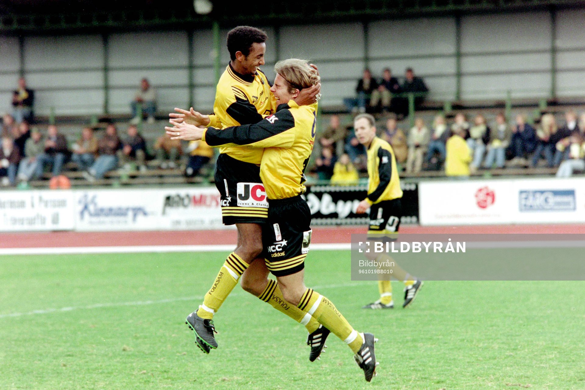 Awet Estefanos och Martin Nilsson, Hässleholm jublar