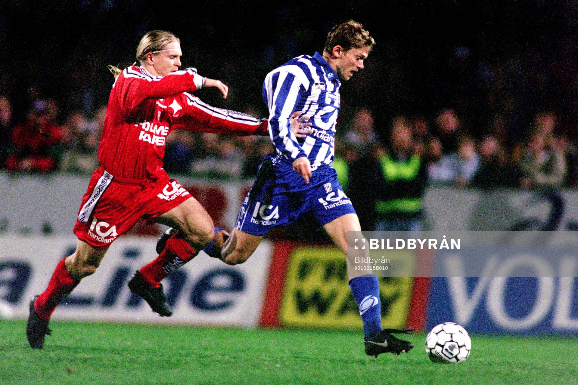 Jesper Blomqvist, Göteborg med norrköpings Kim Suominen i