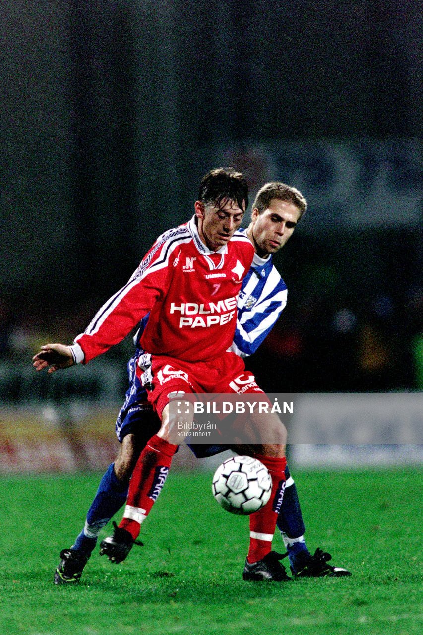 Magnus Gustafsson, Norrköping med göteborgs Teddy Lucic i