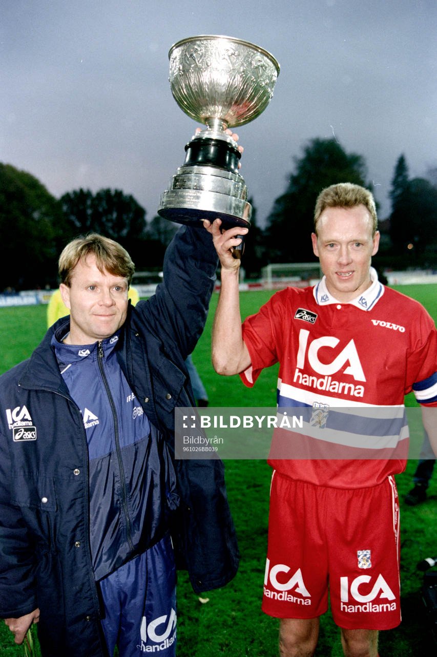 Mats Jingblad, tränare i Göteborg och Stefan Lindqvist