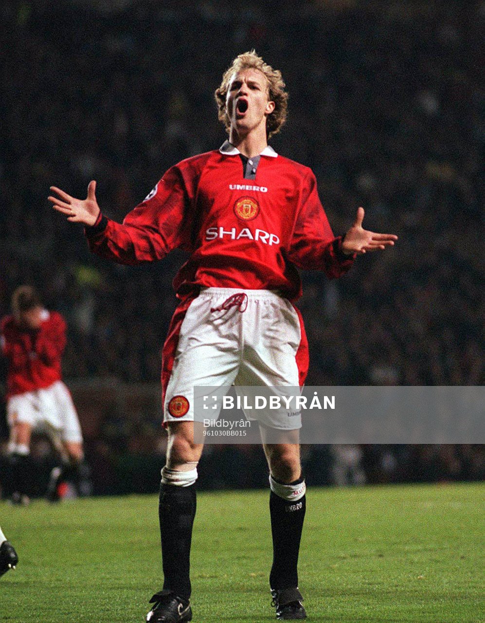 FOTBOLL -- JORDI CRUYFF, MANCHESTER UNITED 
