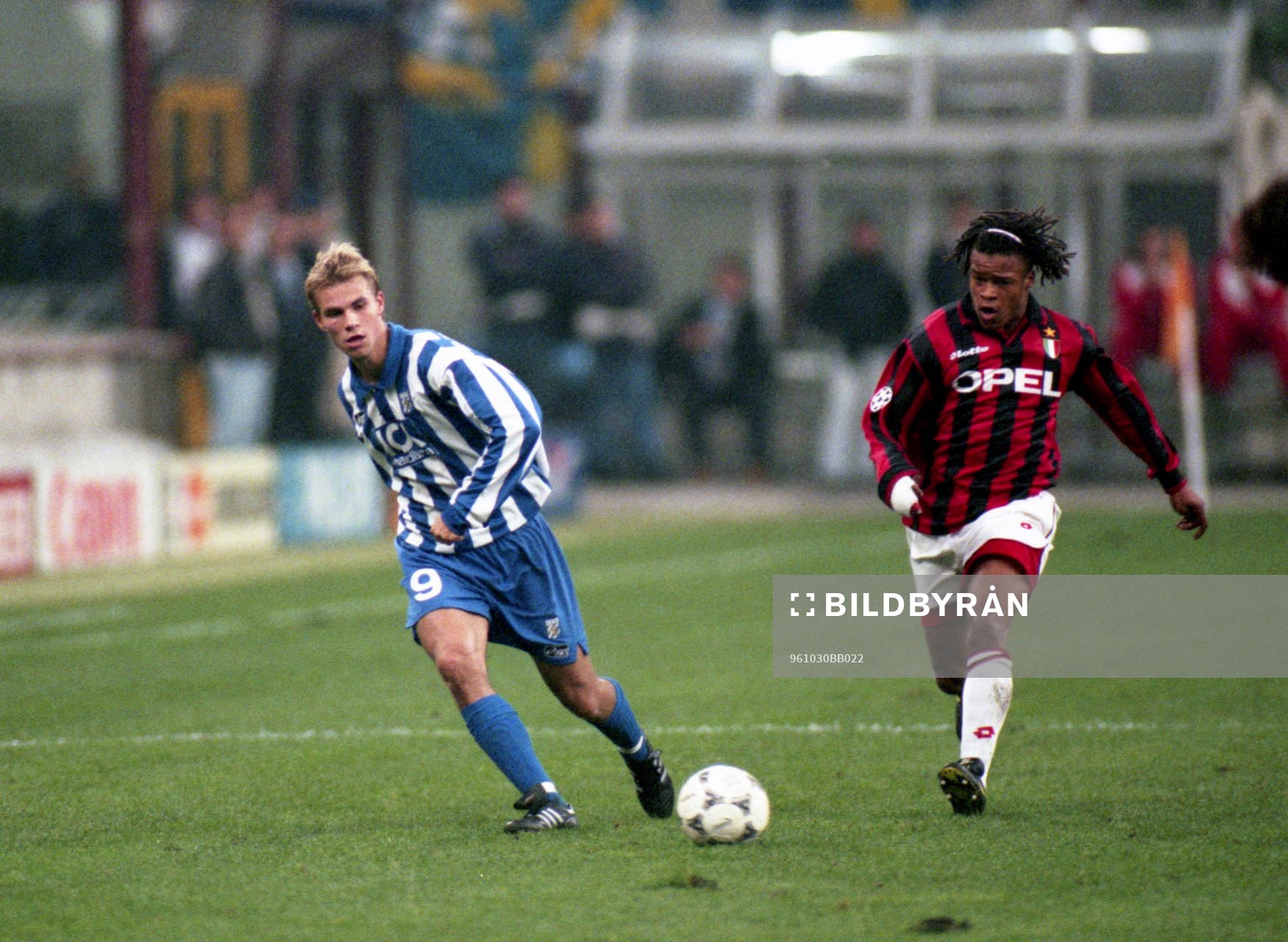 Niclas Alexandersson, Göteborg och Edgar Davids, Milan