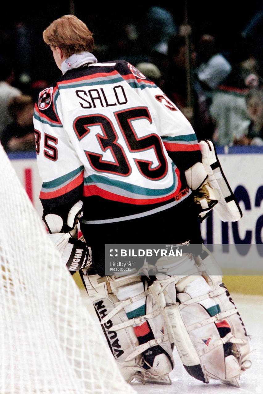 Tommy Salo, målvakt, New York Islanders