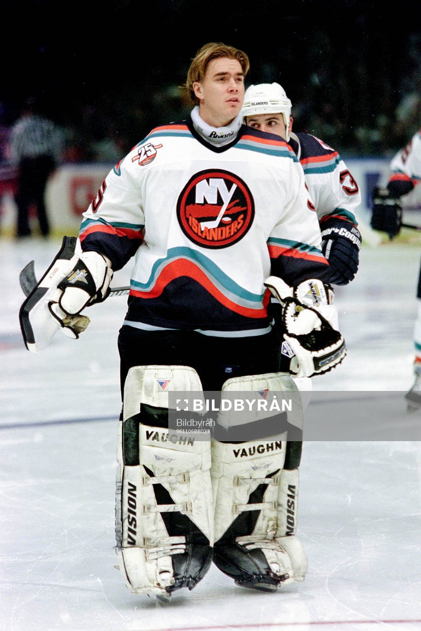Tommy Salo, målvakt, New York Islanders