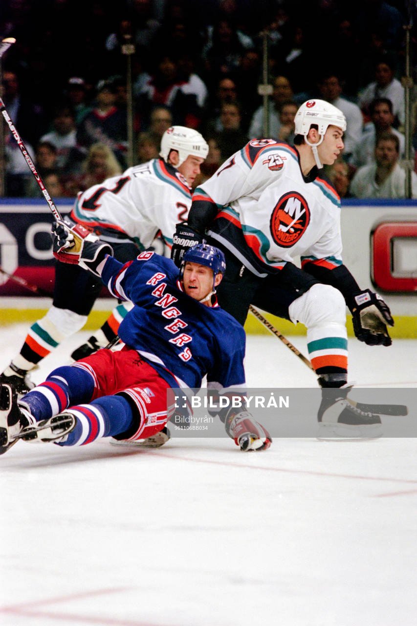 Wayne Gretzky, New York Rangers stoppas