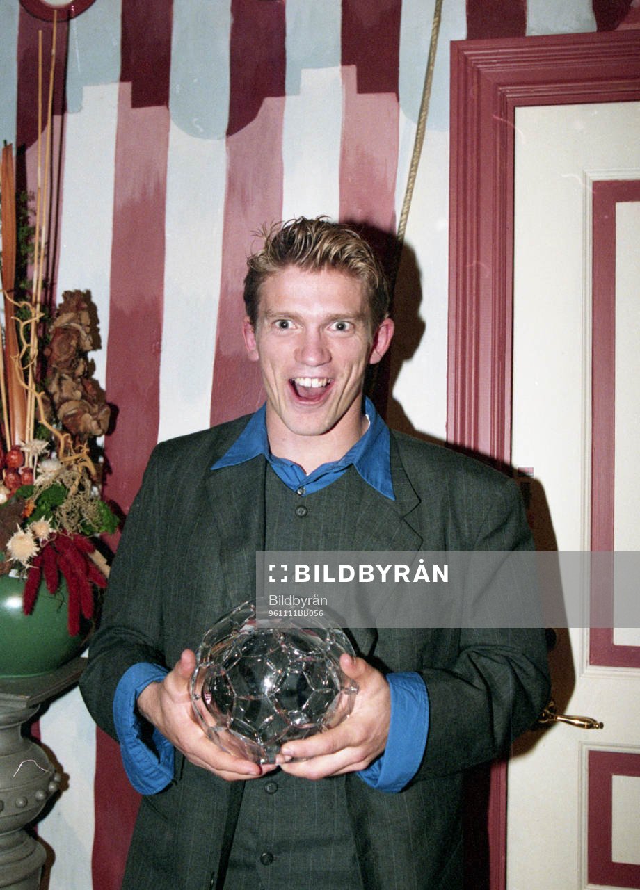  Årets mittfältare och folkets lirare Jesper Blomqvist.
