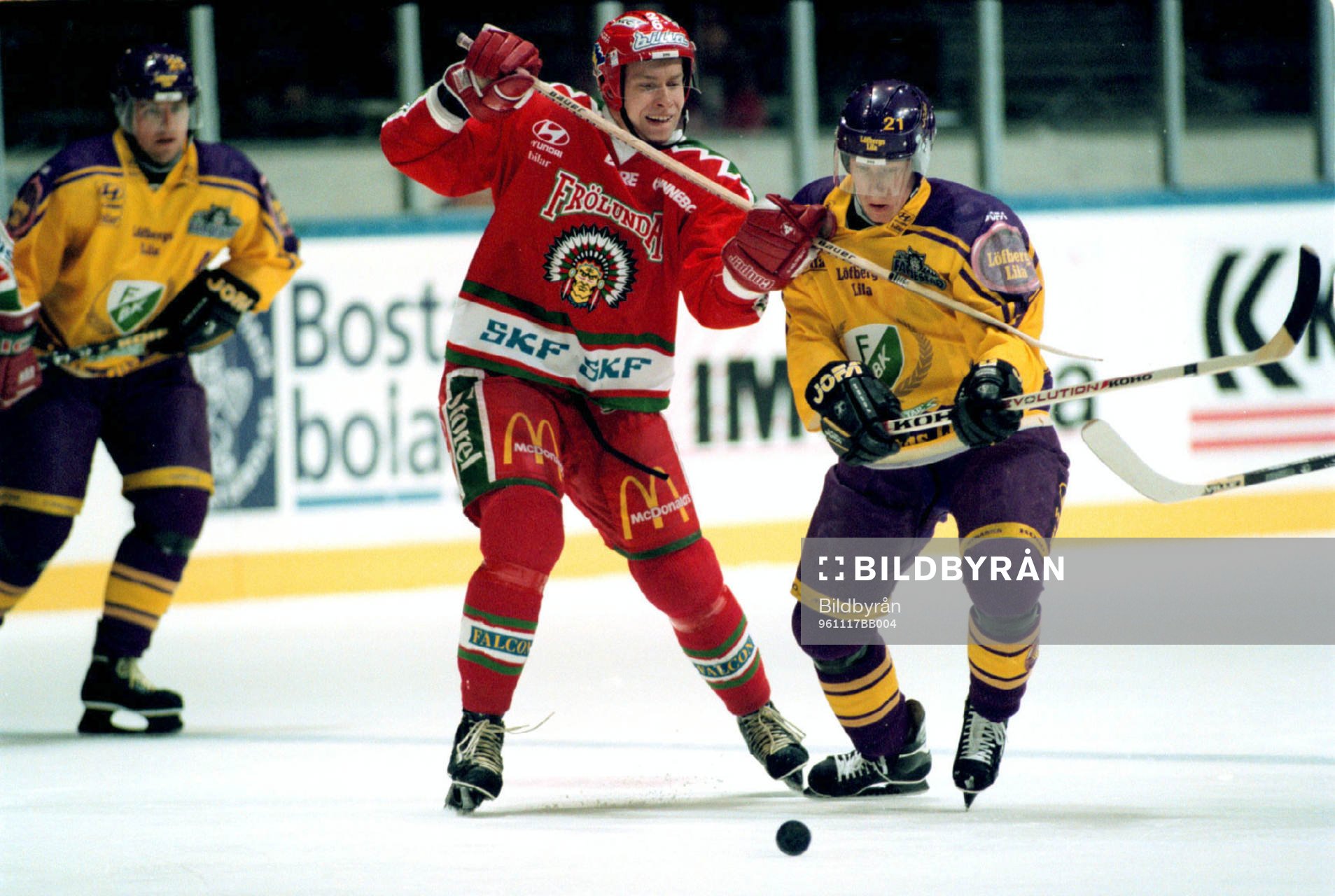 Lasse Pirjetä, Västra Frölunda, och Jörgen Jönsson,