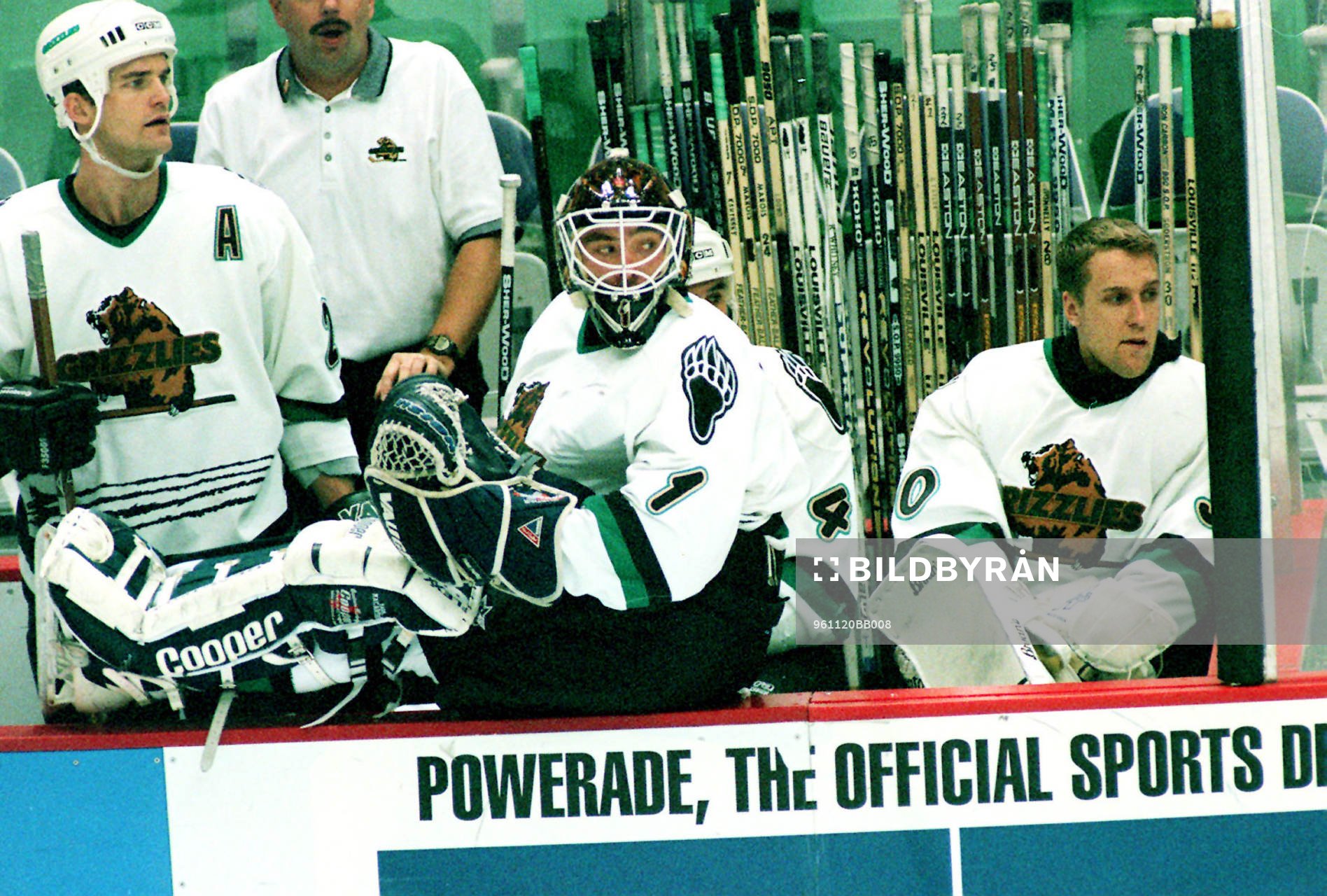 Tommy Söderström, Utah Grizzlies, sittande i båset