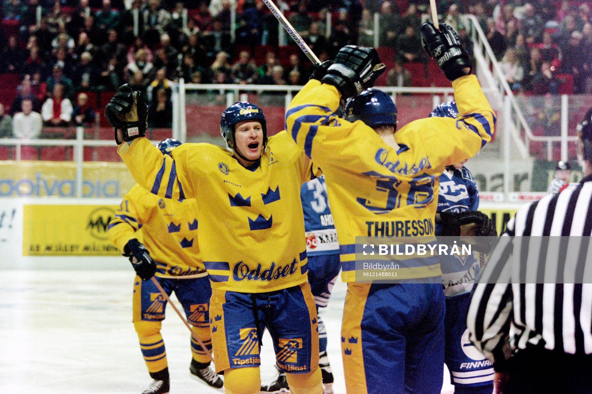 Niklas Sundblad och Marcus Thuresson, Sverige jublar