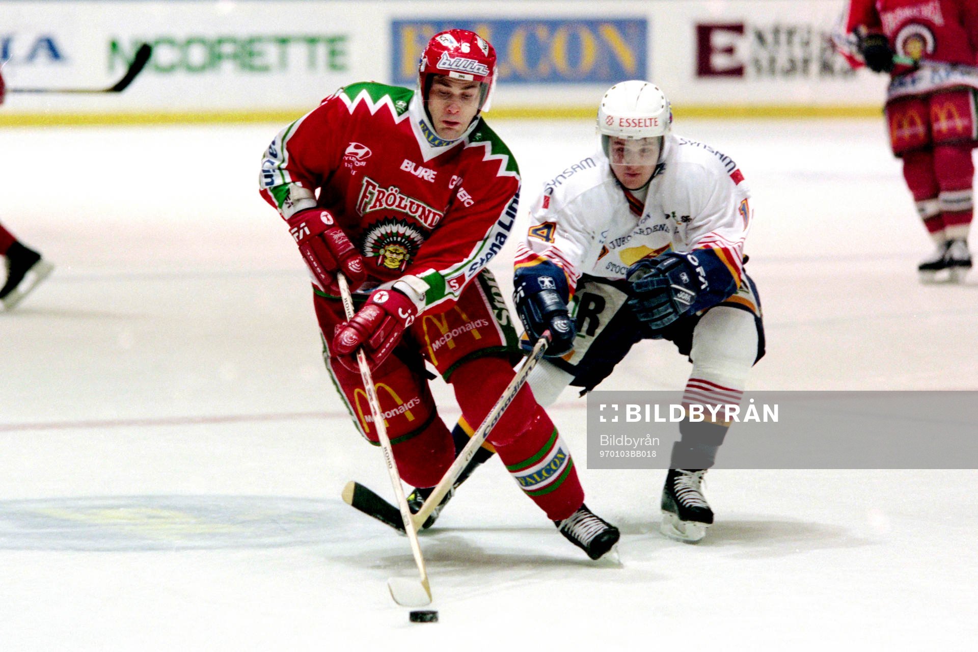 Mikael Tjällden, Västra Frölunda och Göran Hermansson,
