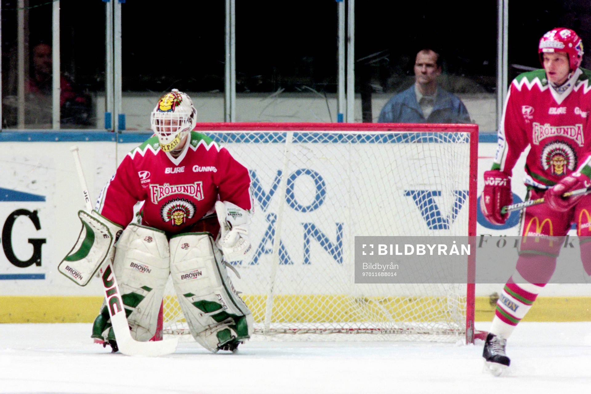 Mikael Sandberg, målvakt i Frölunda