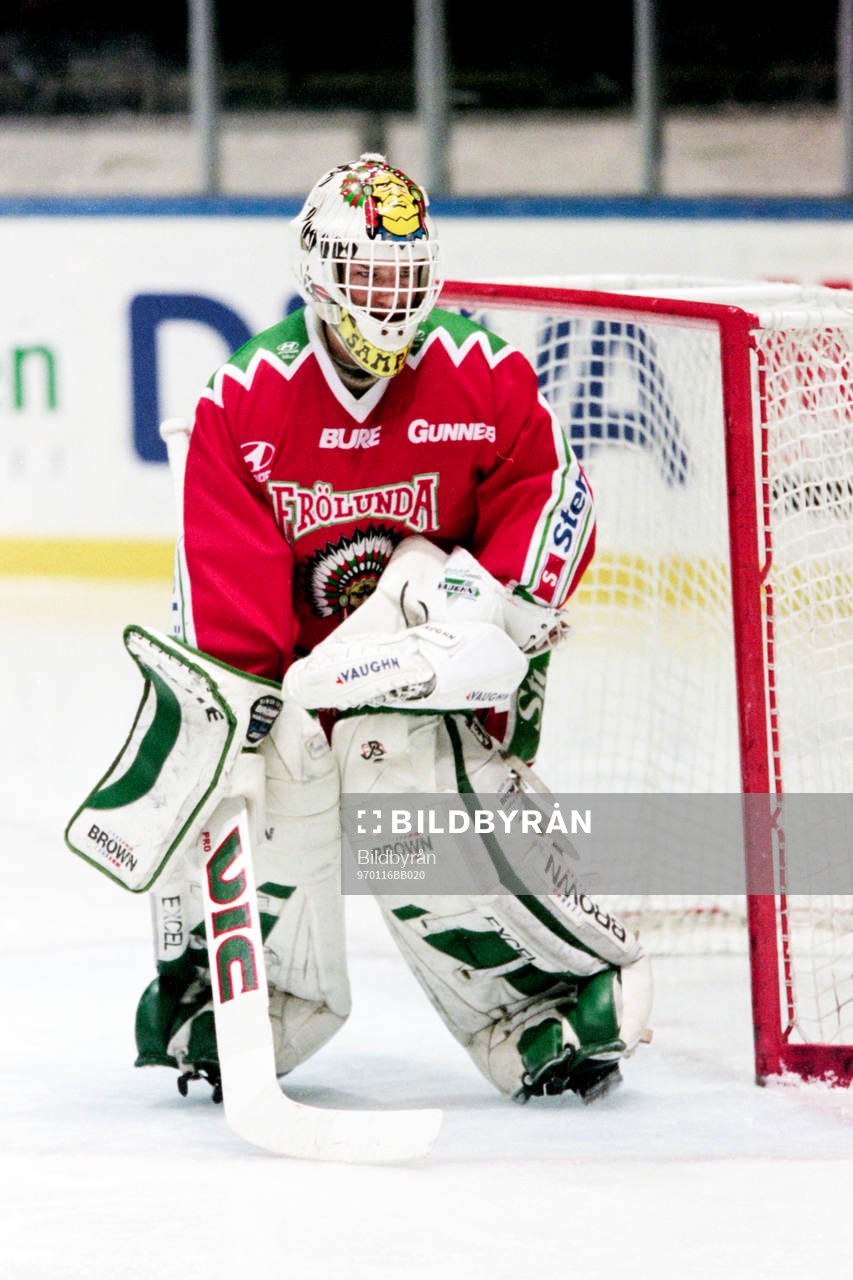 Mikael Sandberg, målvakt i Frölunda