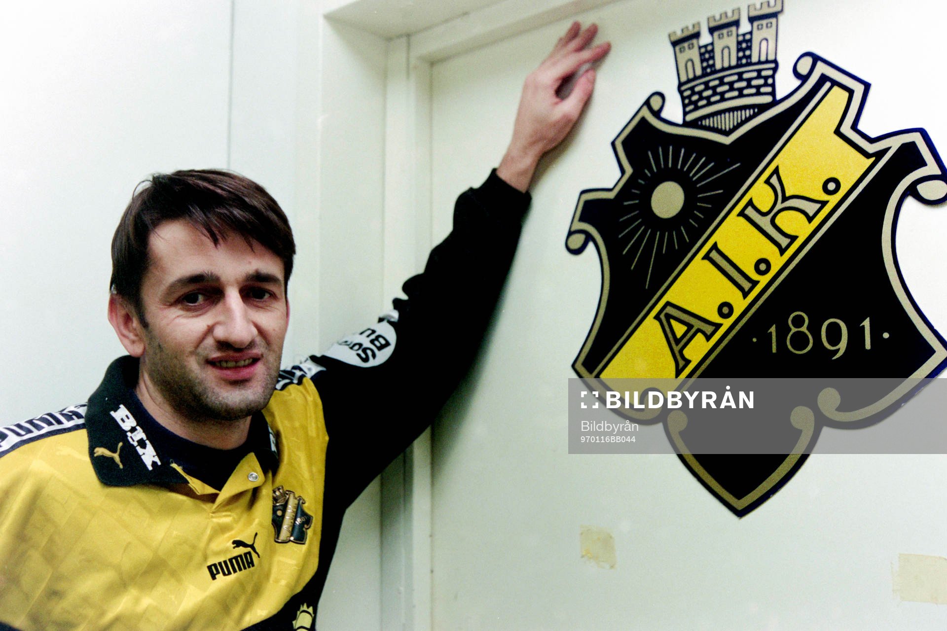 Fotboll, Allsvenskan, AIK: Nebojsa Novakovic, AIK. 
