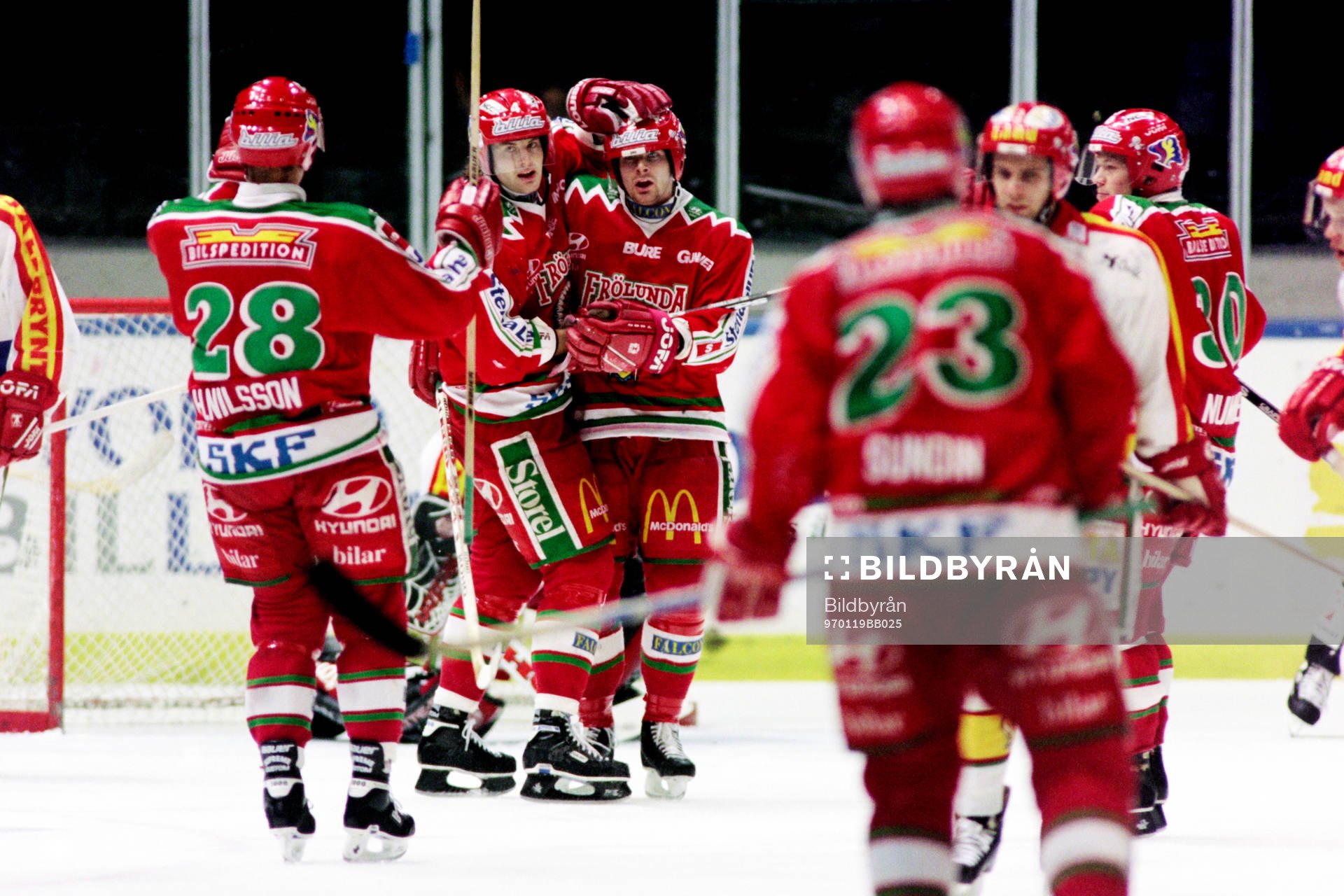 Jubel i Frölunda
