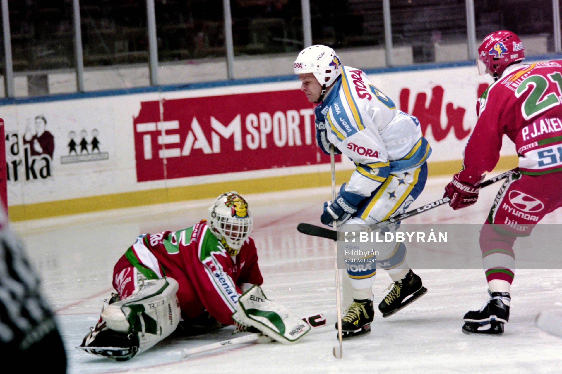 Per-Erik Eklund, Leksand framför Mikael Sandberg,