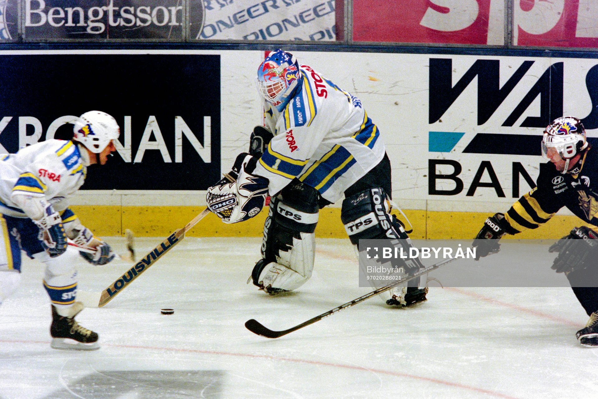 Johan Hedberg, målvakt i Leksand