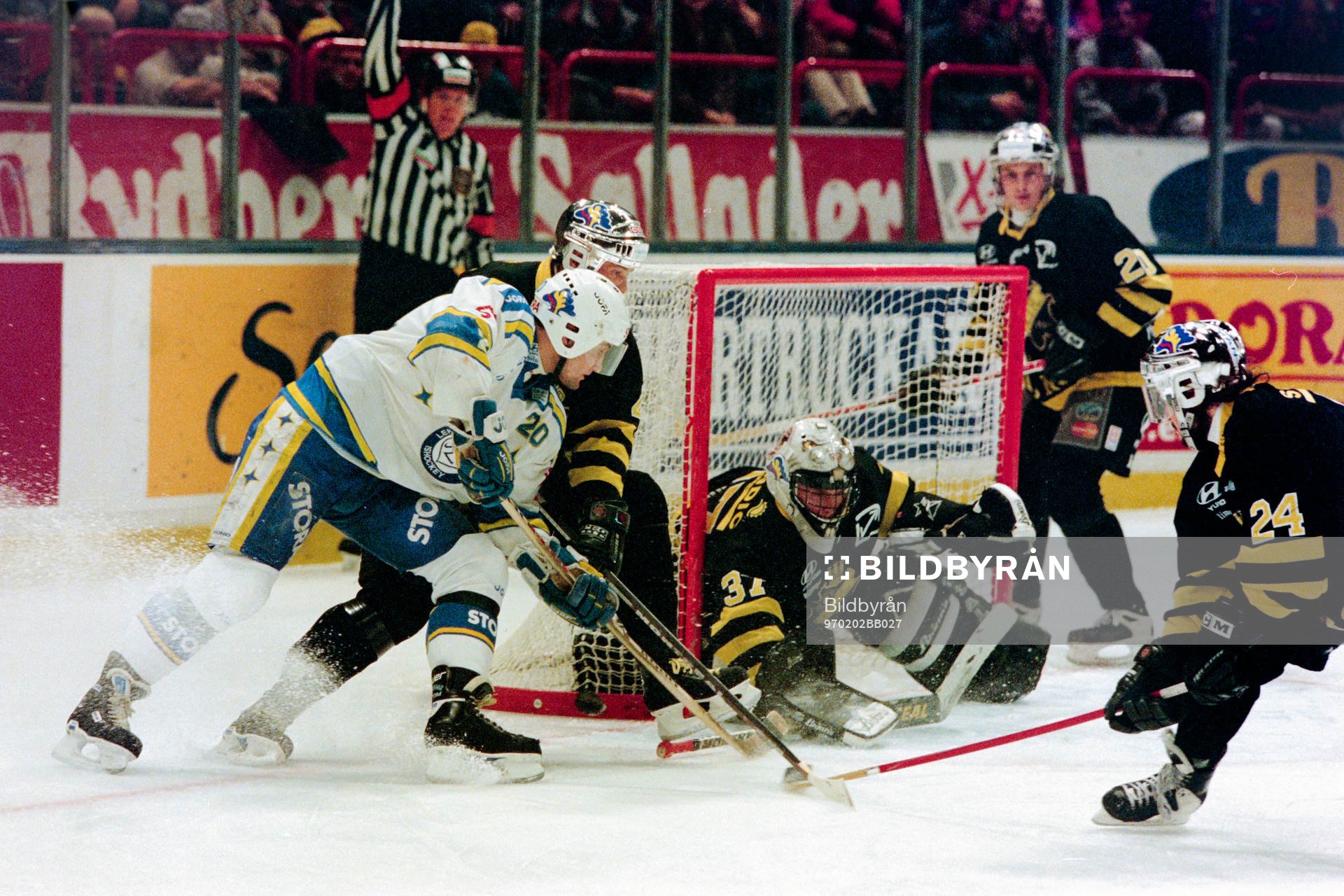Stefan Hellkvist, Leksand framför Miikka Kiprusoff,