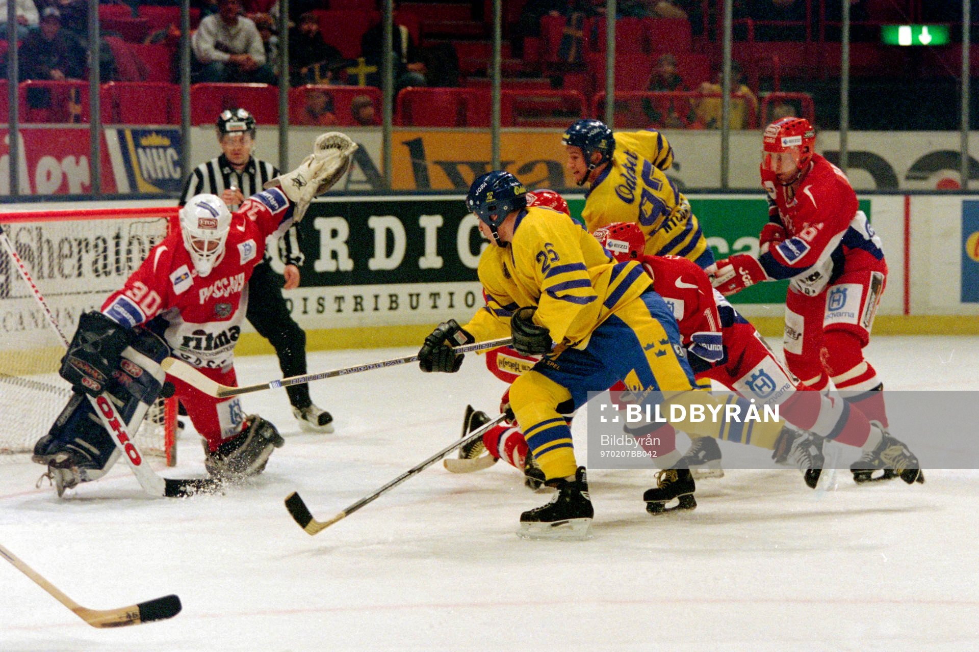 Niclas Sundblad, Sverige framför Sergei Fadeev, målvakt i