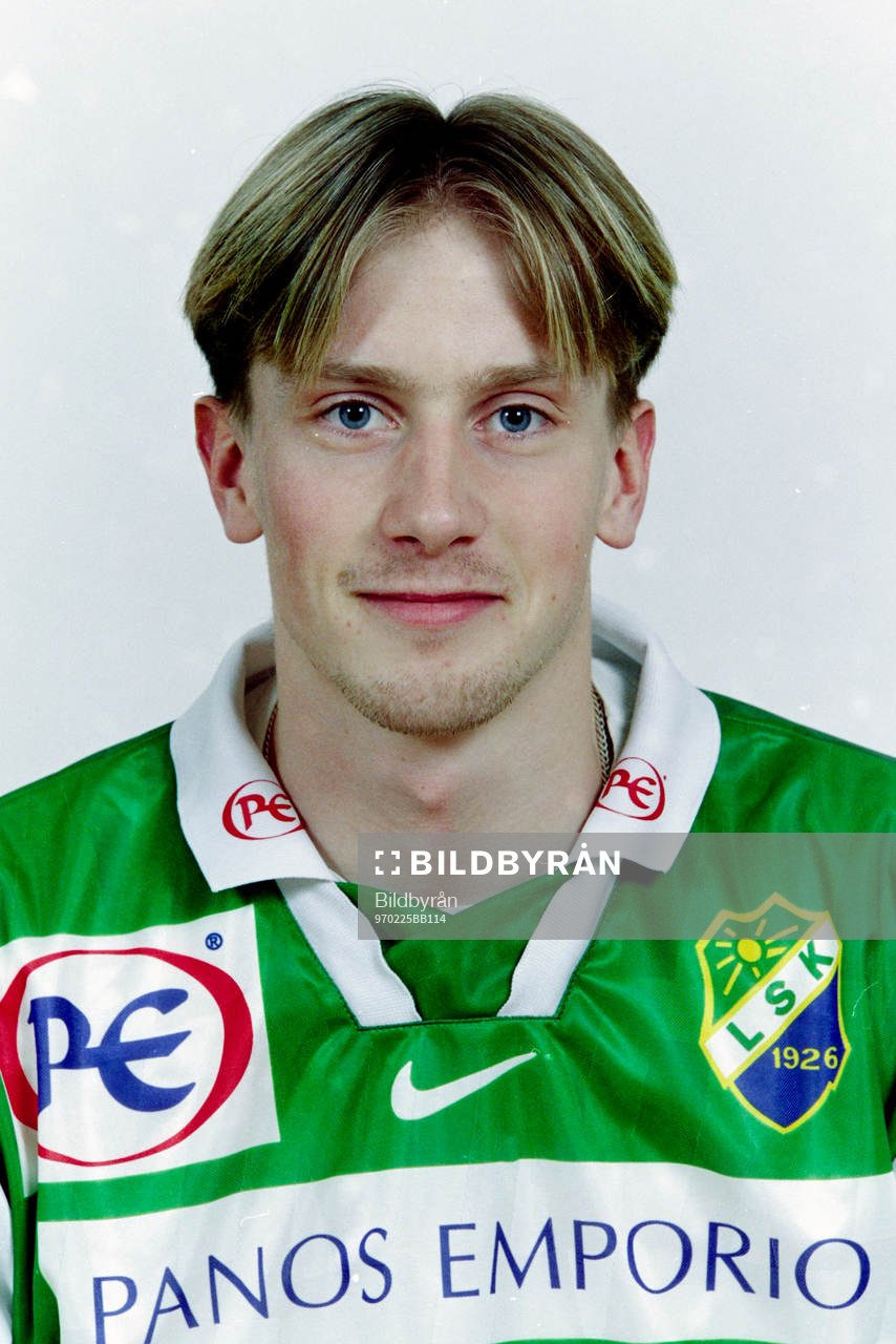 Fotboll, Allsvenskan, Ljungskile, Porträtt: Mathias Gravem. 