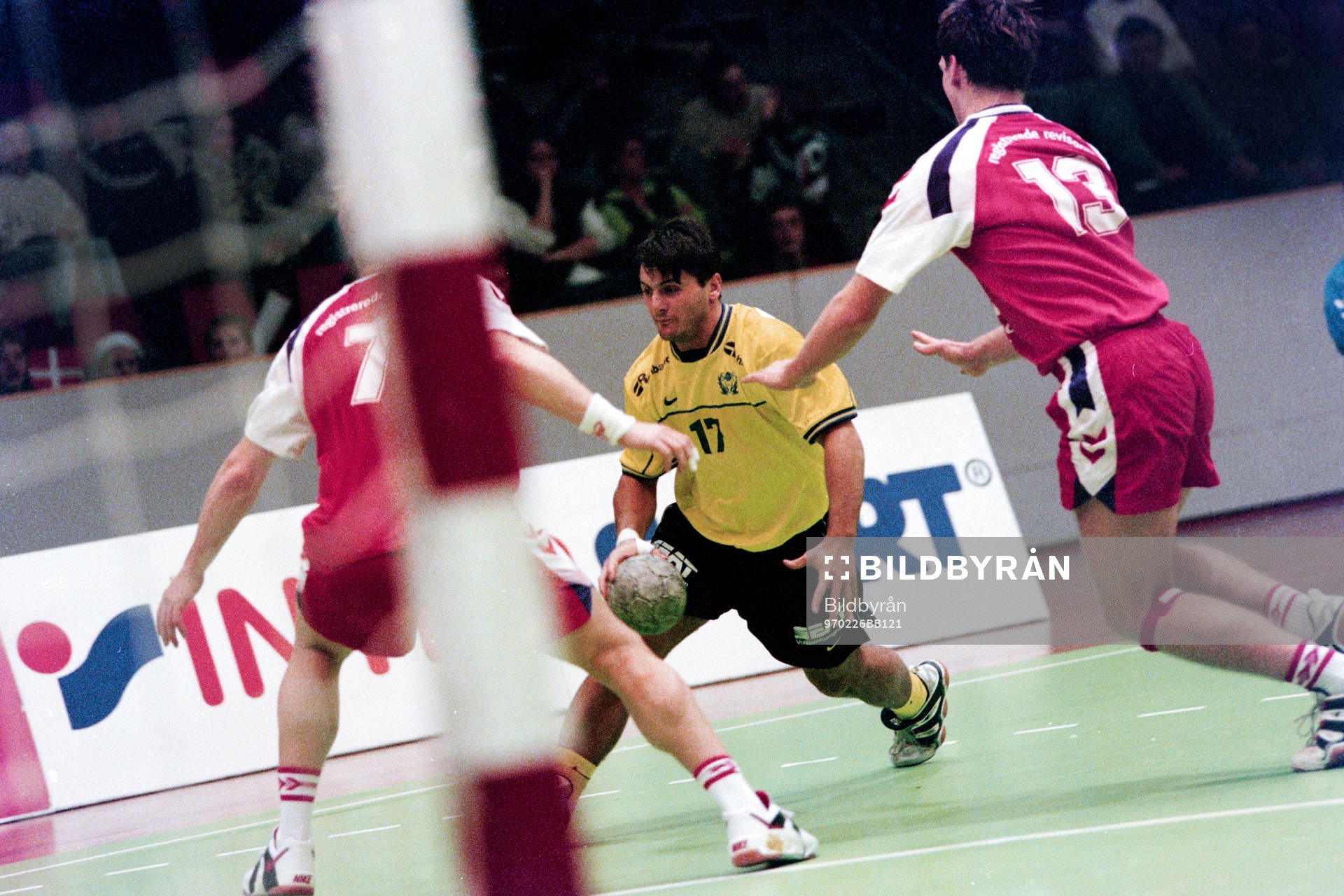 Handboll, Danmark - Sverige, 17-21: Ljubomir Vranjes, Sverige.