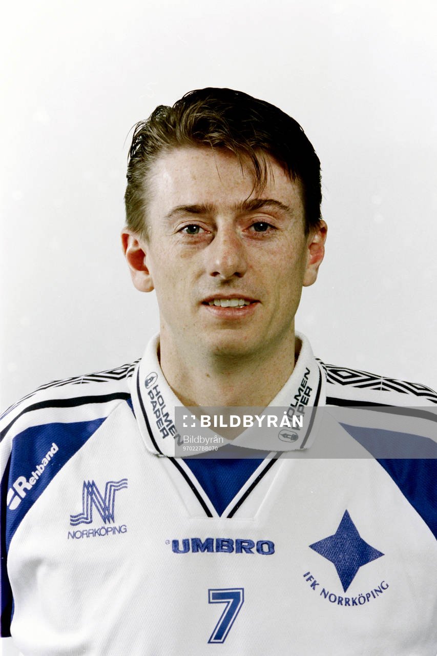 Fotboll, Allsvenskan, IFK Norrköping, Porträtt: Magnus Gustafsson. 