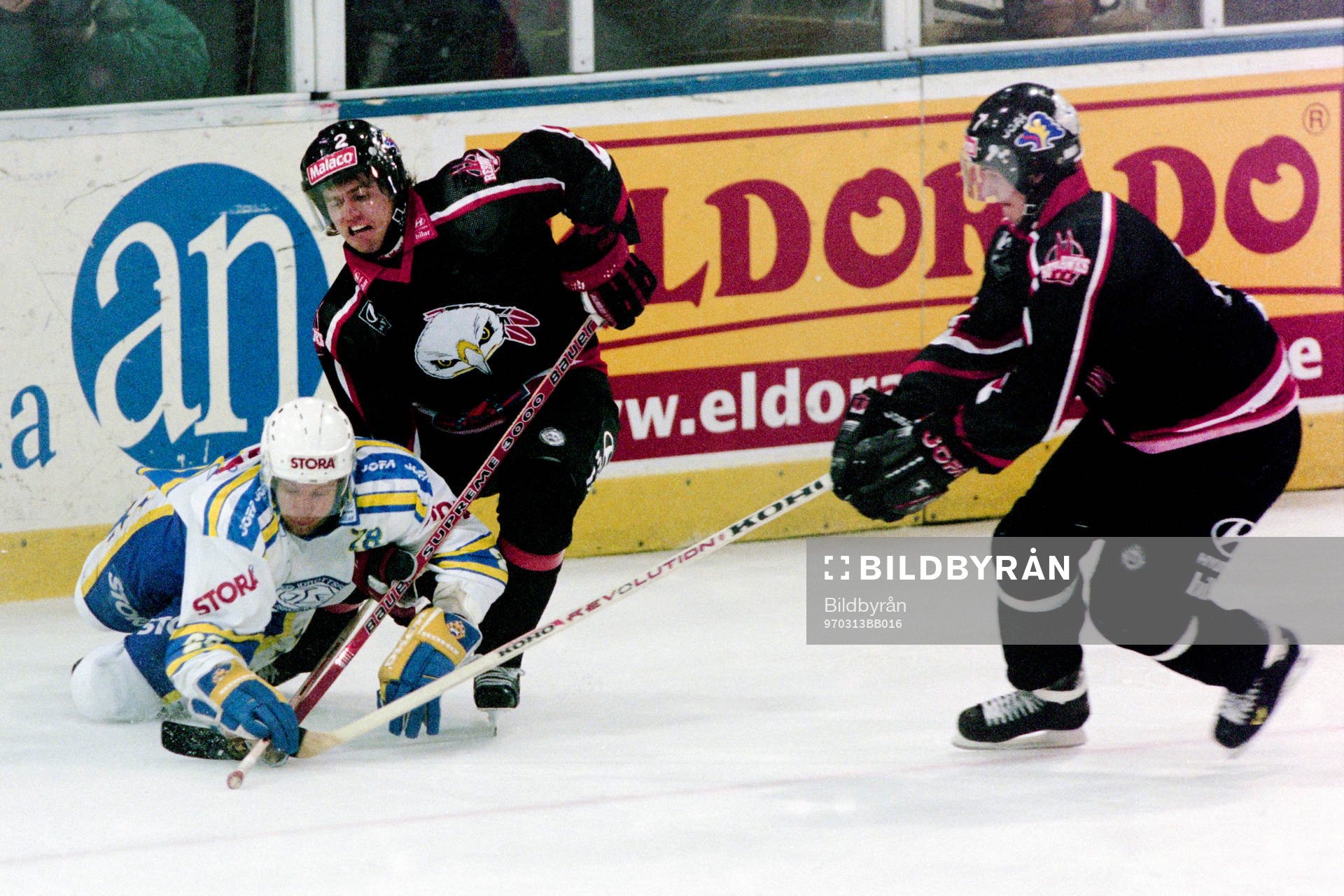 Ander Lönn, Leksand uppvaktas av malmös Marko Kiprusoff