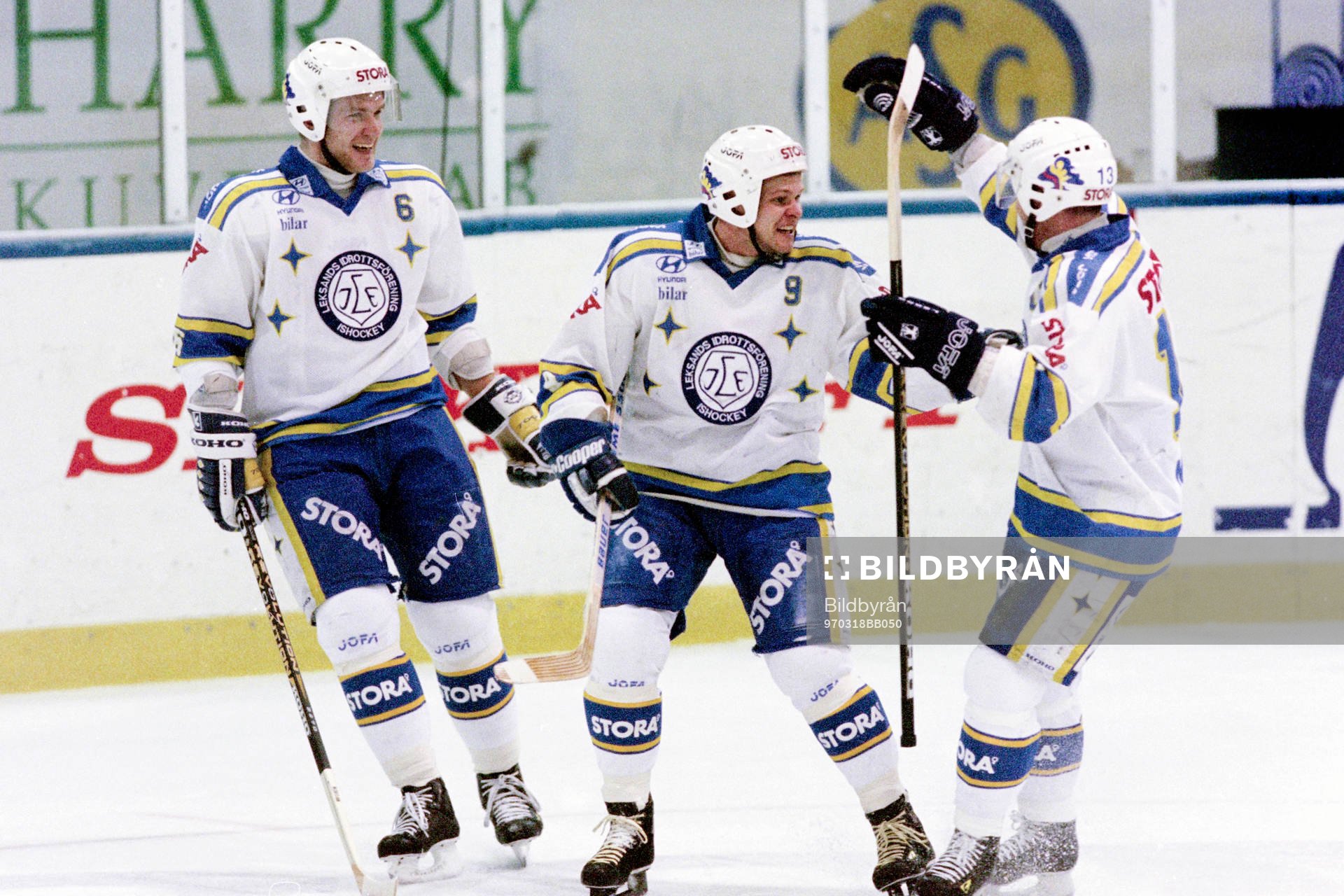 Niklas Nordqvist, Per-Erik Eklund och Jens Nielsen, Leksand
