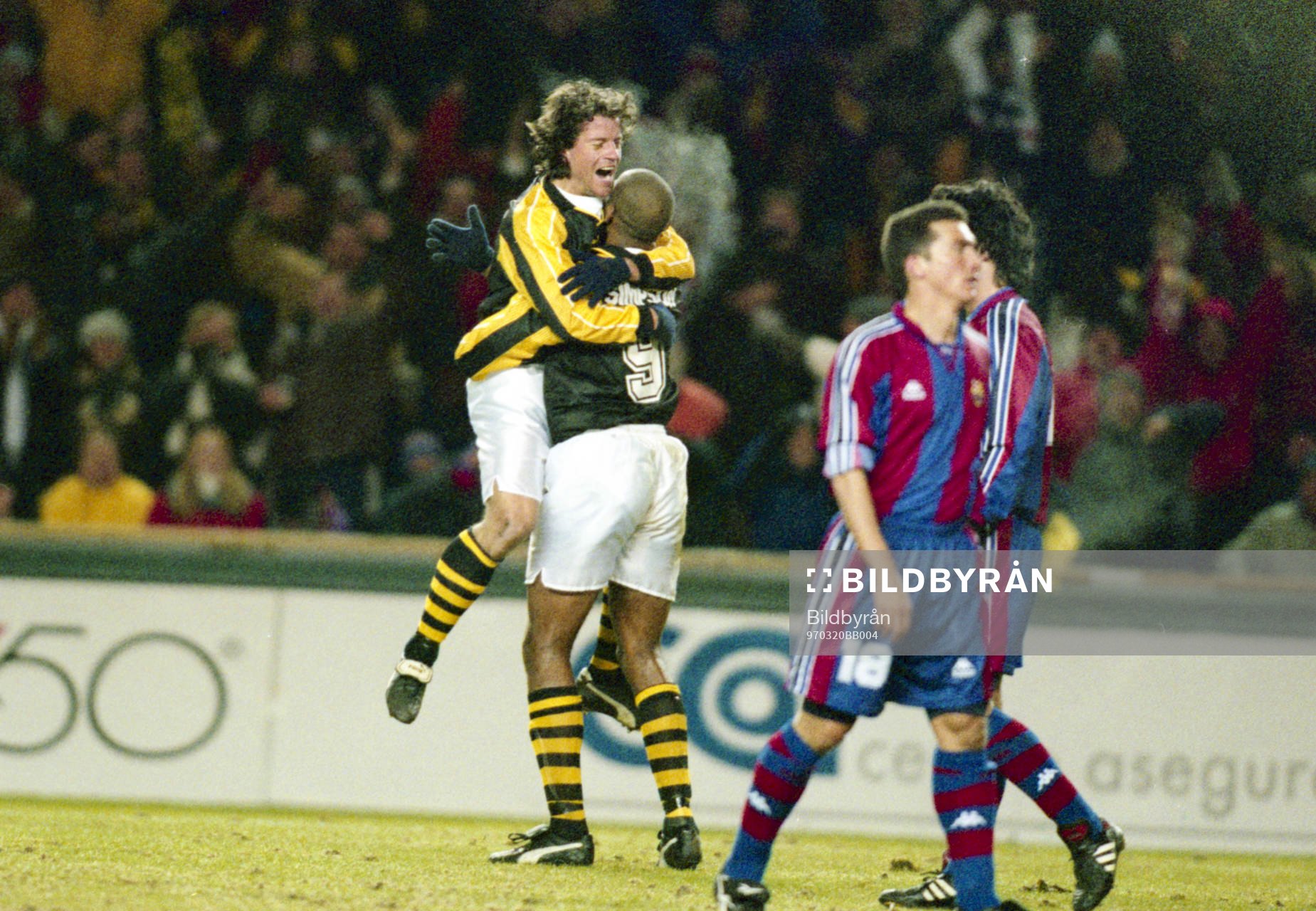 Dick Lidman och Pascal Simpson, AIK, jubel, glädje, AIK