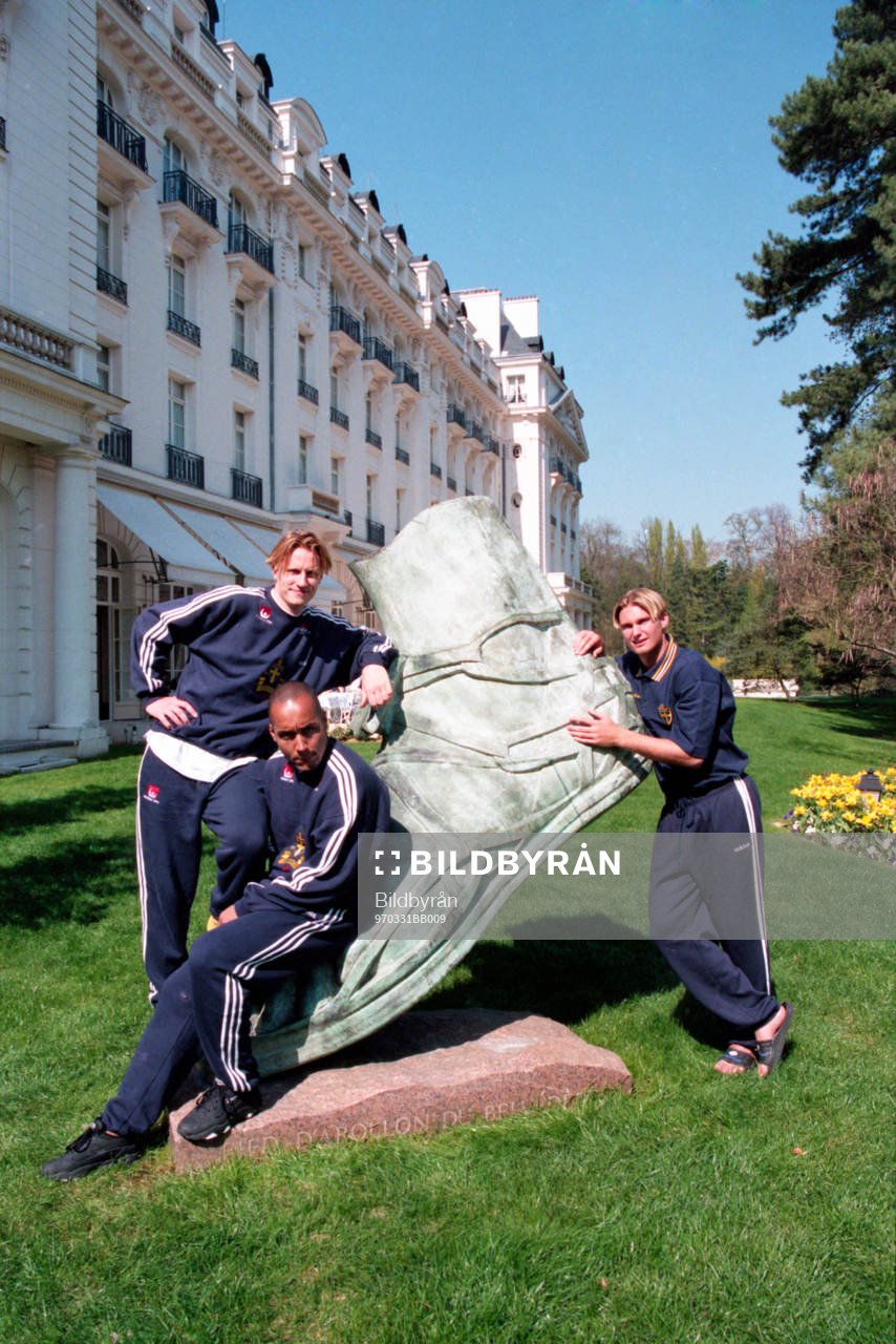Kennet Andersson, Martin Dahlin och Andreas Andersson,