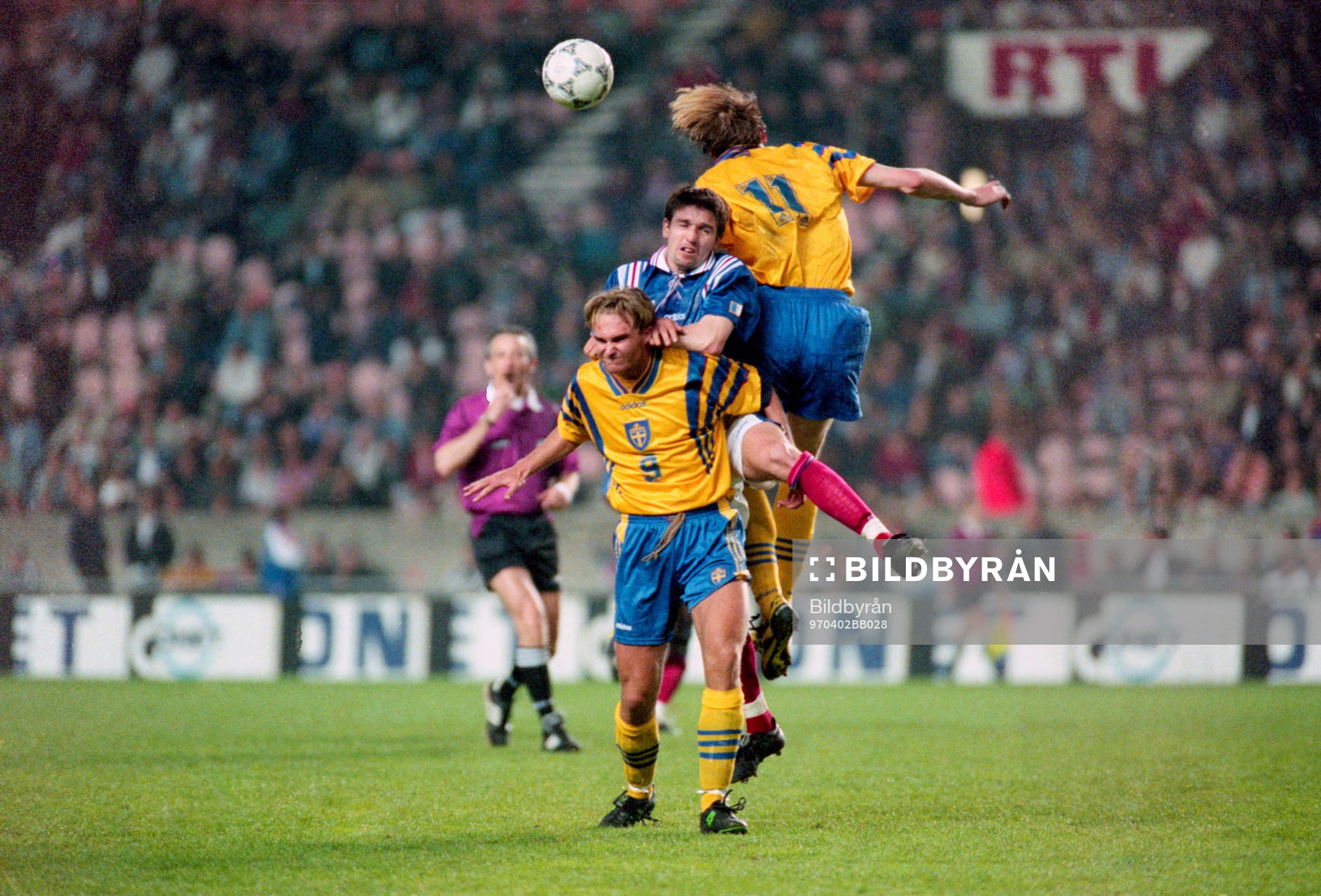 Andreas Andersson och Kennet Andersson, Sverige i nickduell