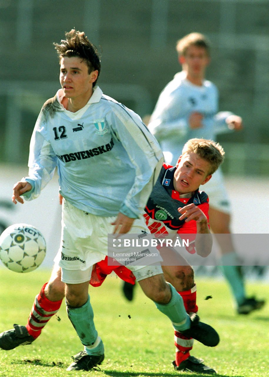 Yksel Osmanovski, Malmö FF, bryter fram