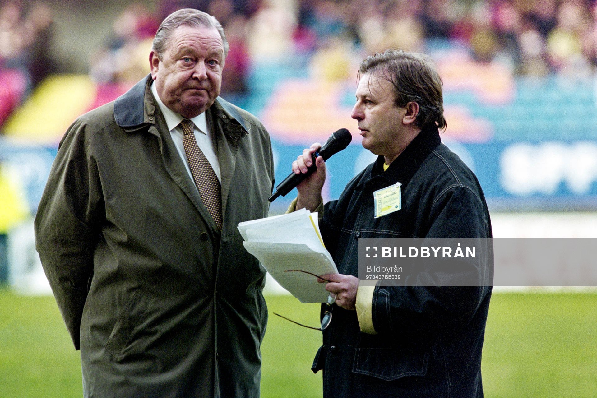 Lennart Johansson intervjuas