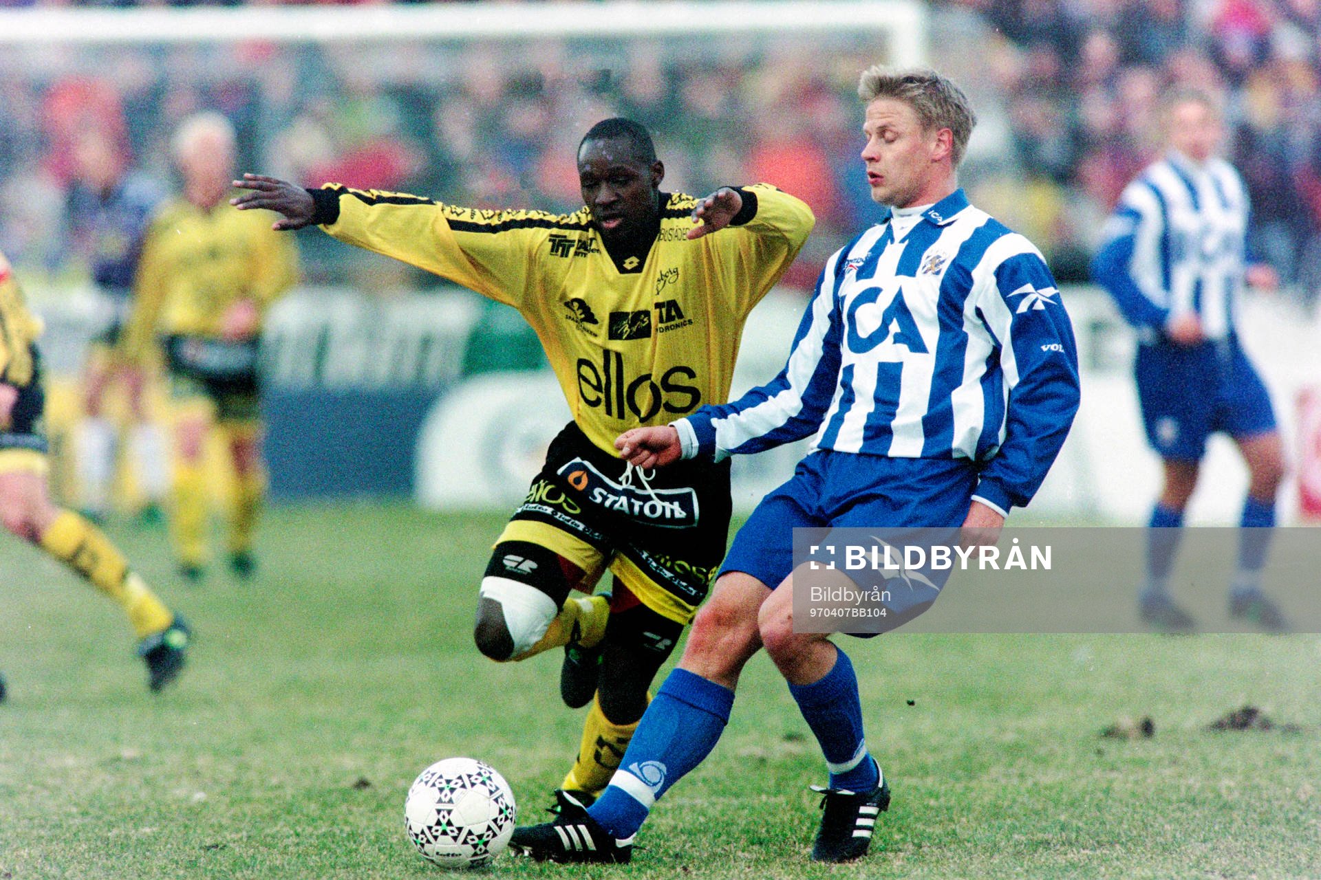 Moses Nsubuga, Elfsborg och Mikael Nilsson, Göteborg