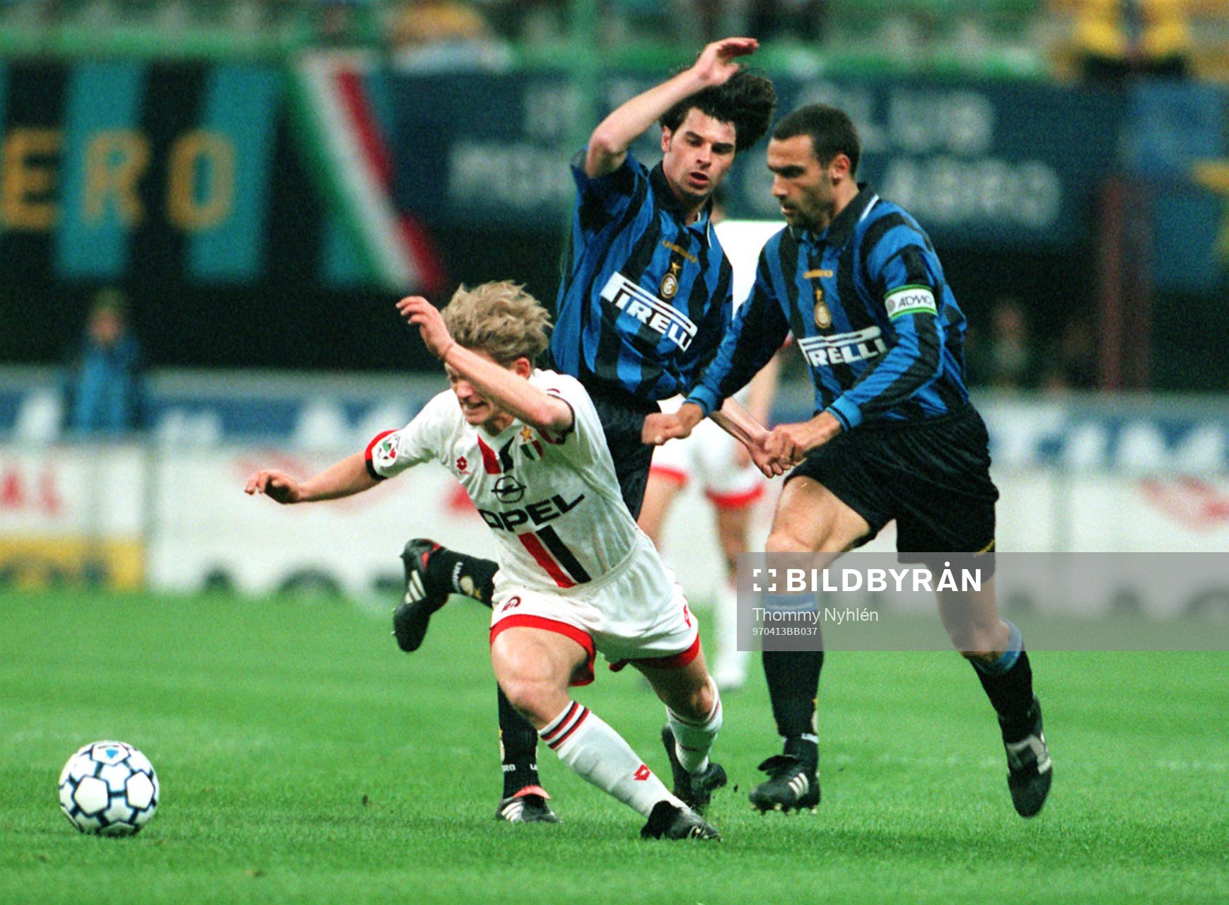 Giuseppe Bergomi, Inter river ner Jesper Blomqvist, Milan