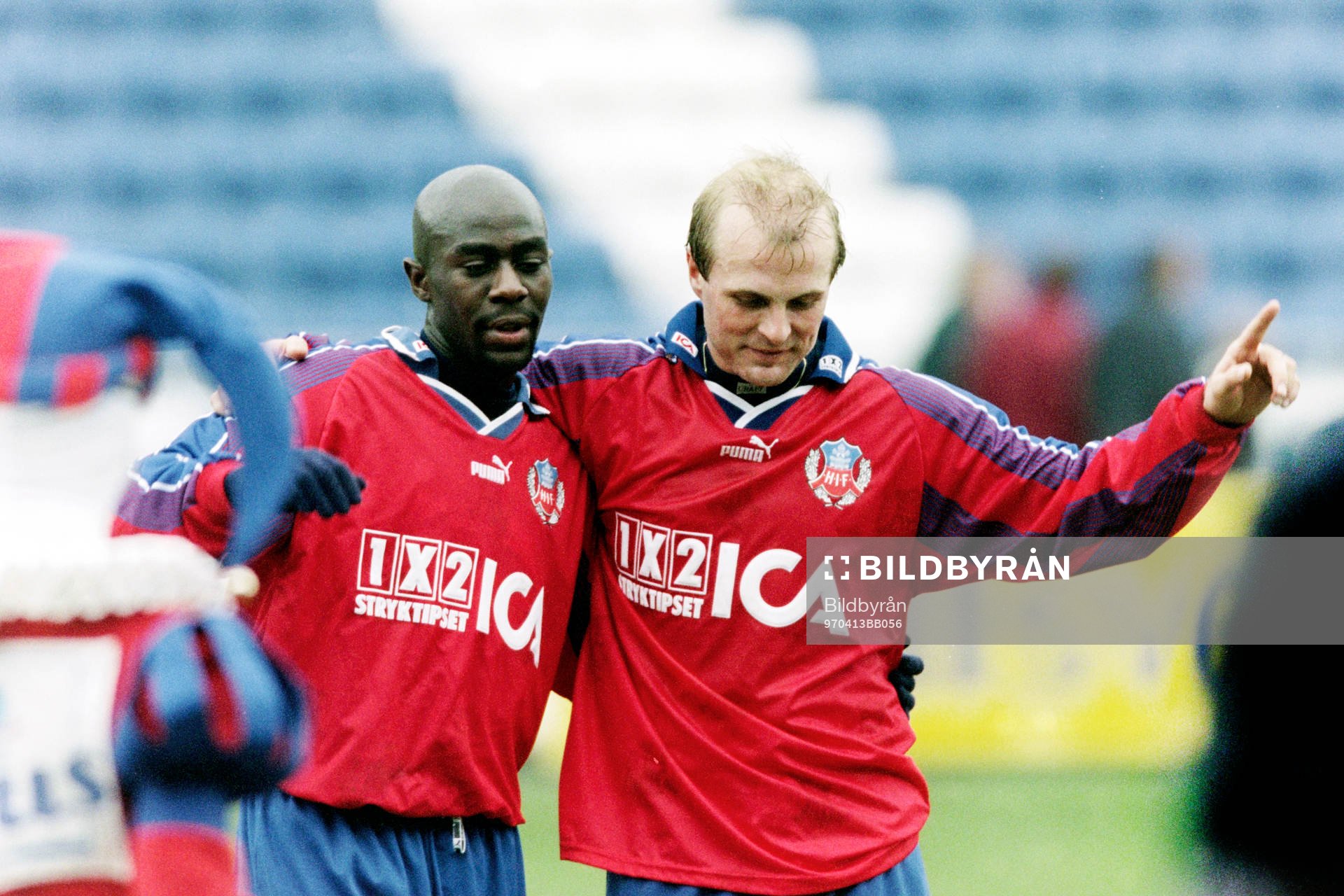 Moses Ndugwa och Peter Wibrån, målskyttar i Helsingborg