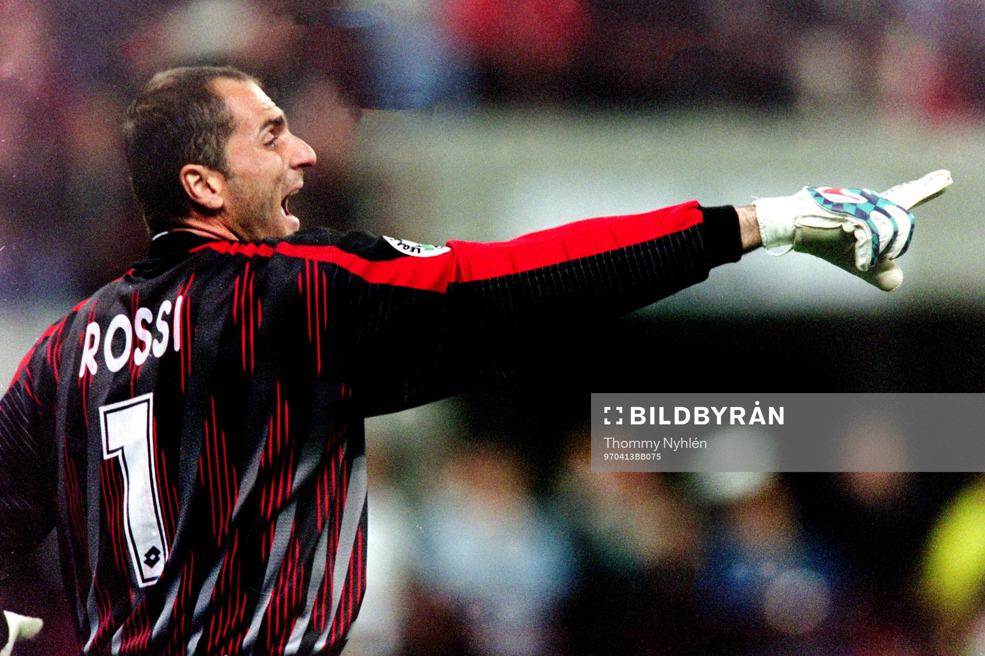 Sebastiano Rossi, målvakt i Milan