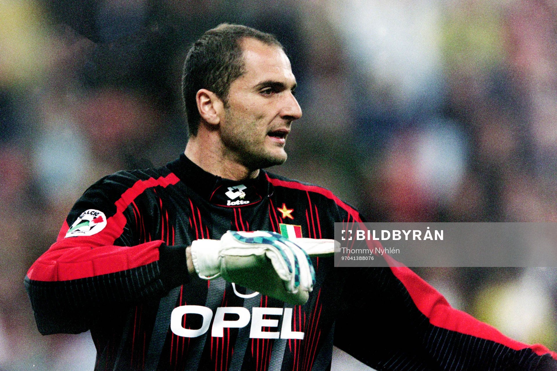 Sebastiano Rossi, målvakt i Milan