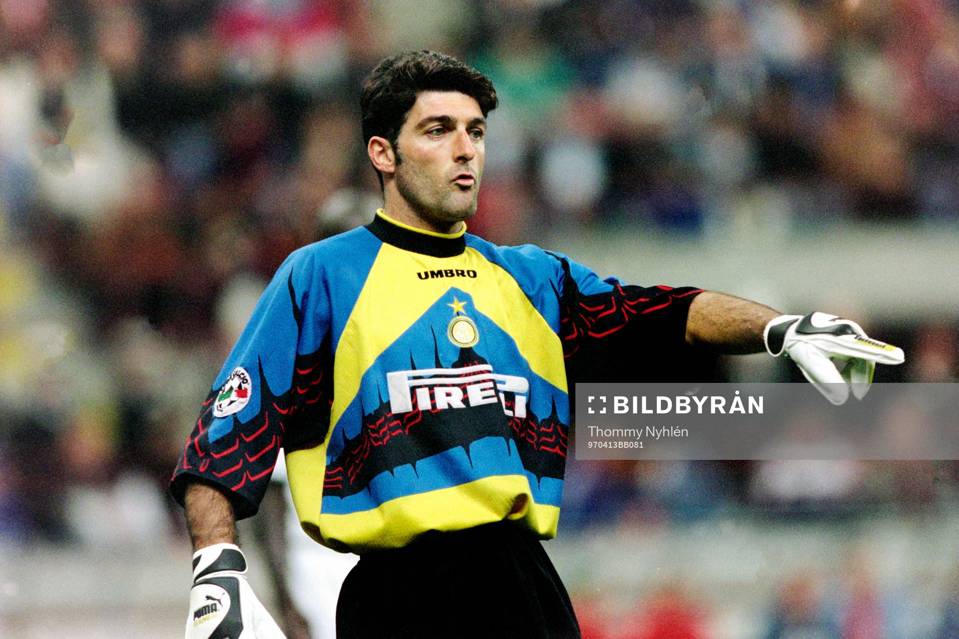 Fotboll, Serie A, Inter - Milan, 3-0: Gianluca Pagliuca, målvakt i Inter.