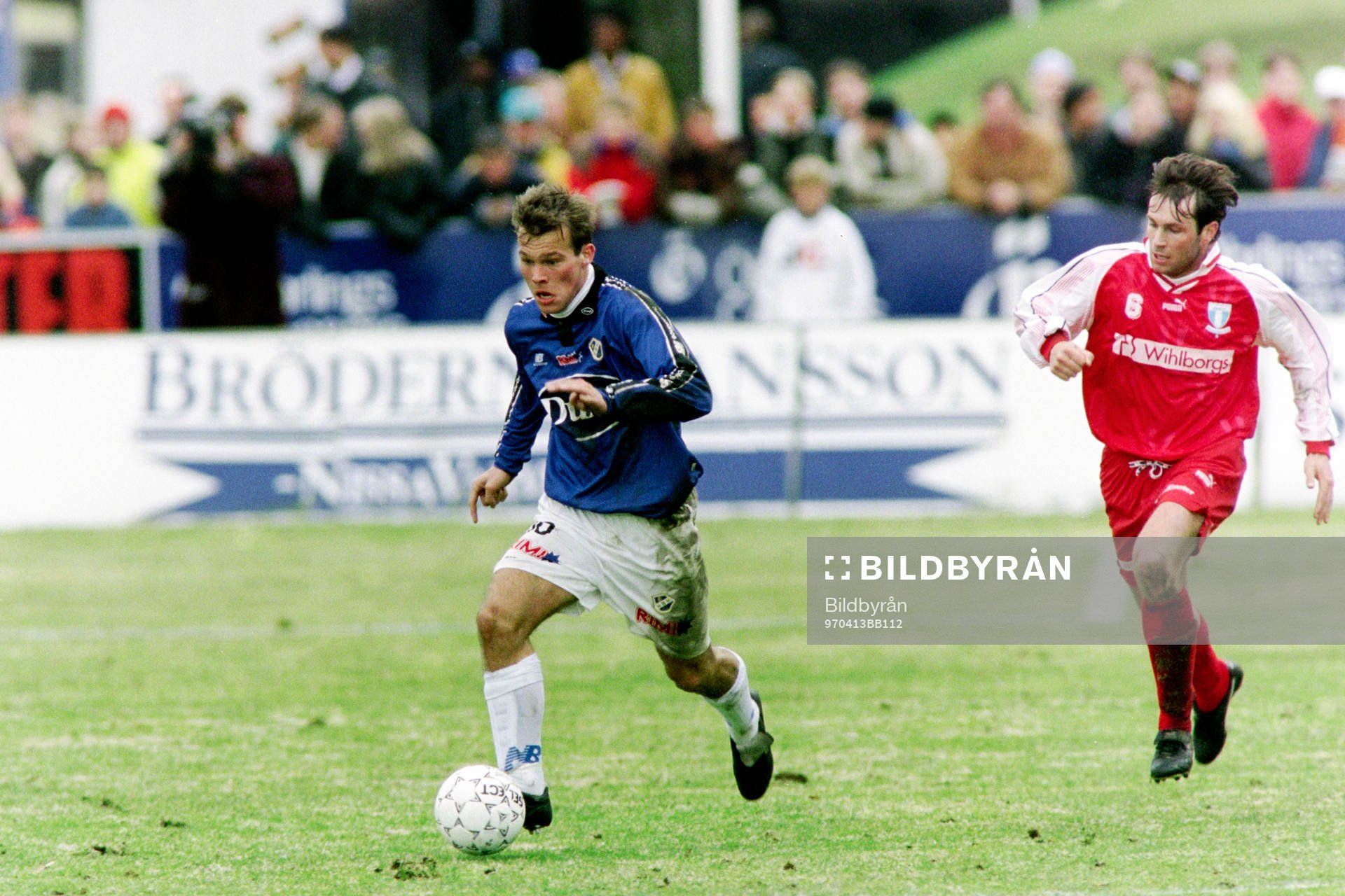 Fredrik Ljungberg, Halmstad med Hans Mattisson, Malmö i