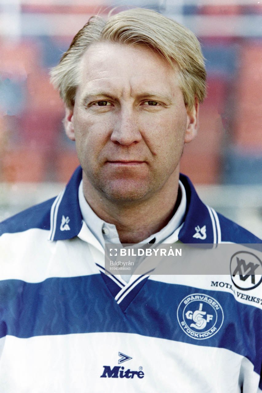 Fotboll, Div 1 Norra, Upptaktsträff: Michael Andersson, Tränare, Spårvägen.  